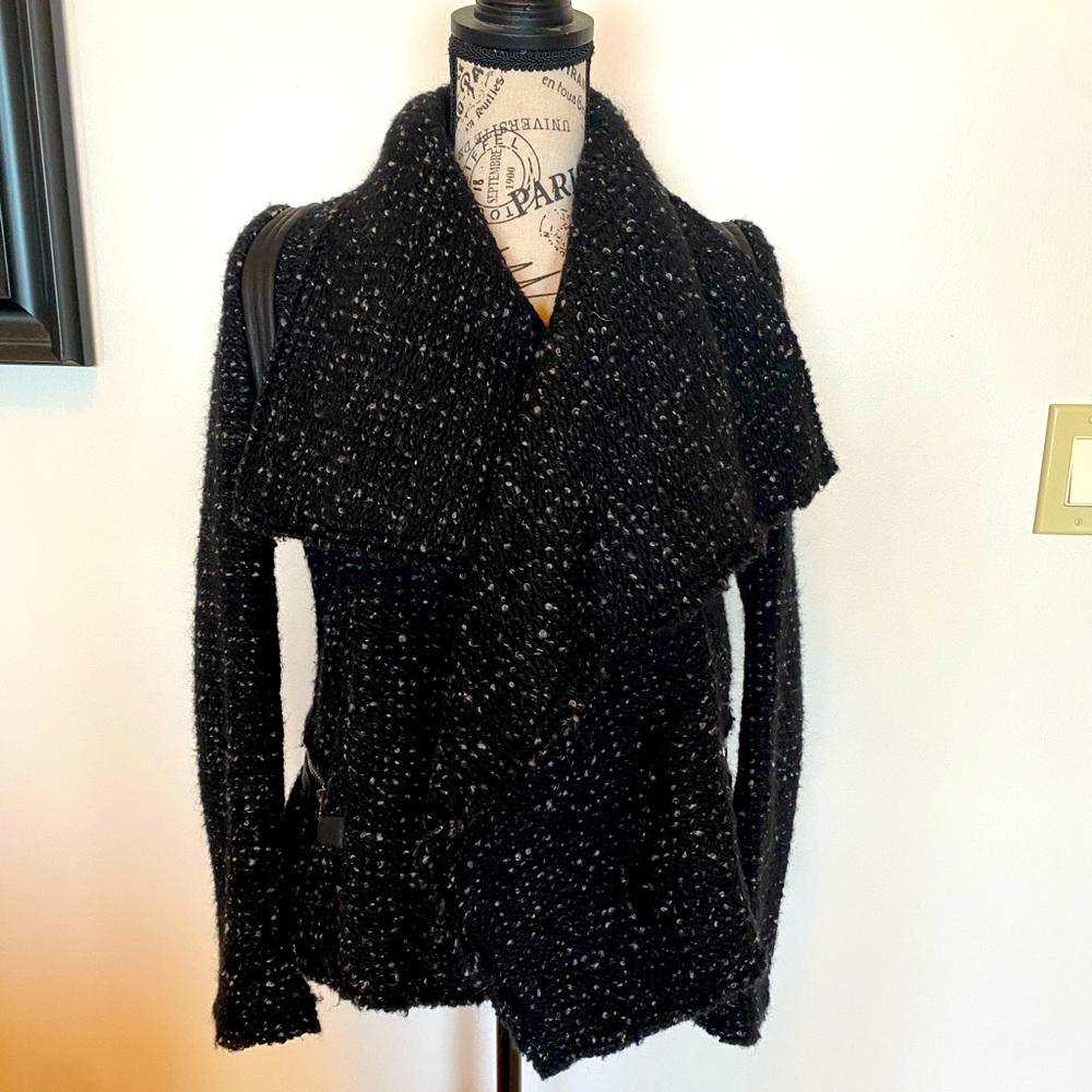 IRO moto sweater jacket cardigan - Picture 1 of 12